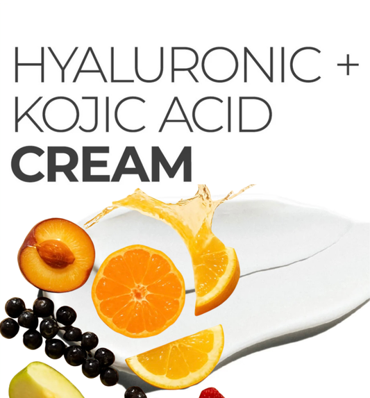 Brightening Hyaluronic and Kojic Acid Skin Cream - Sunlit Citrus - Refill 1.5 OZ - Jatem International